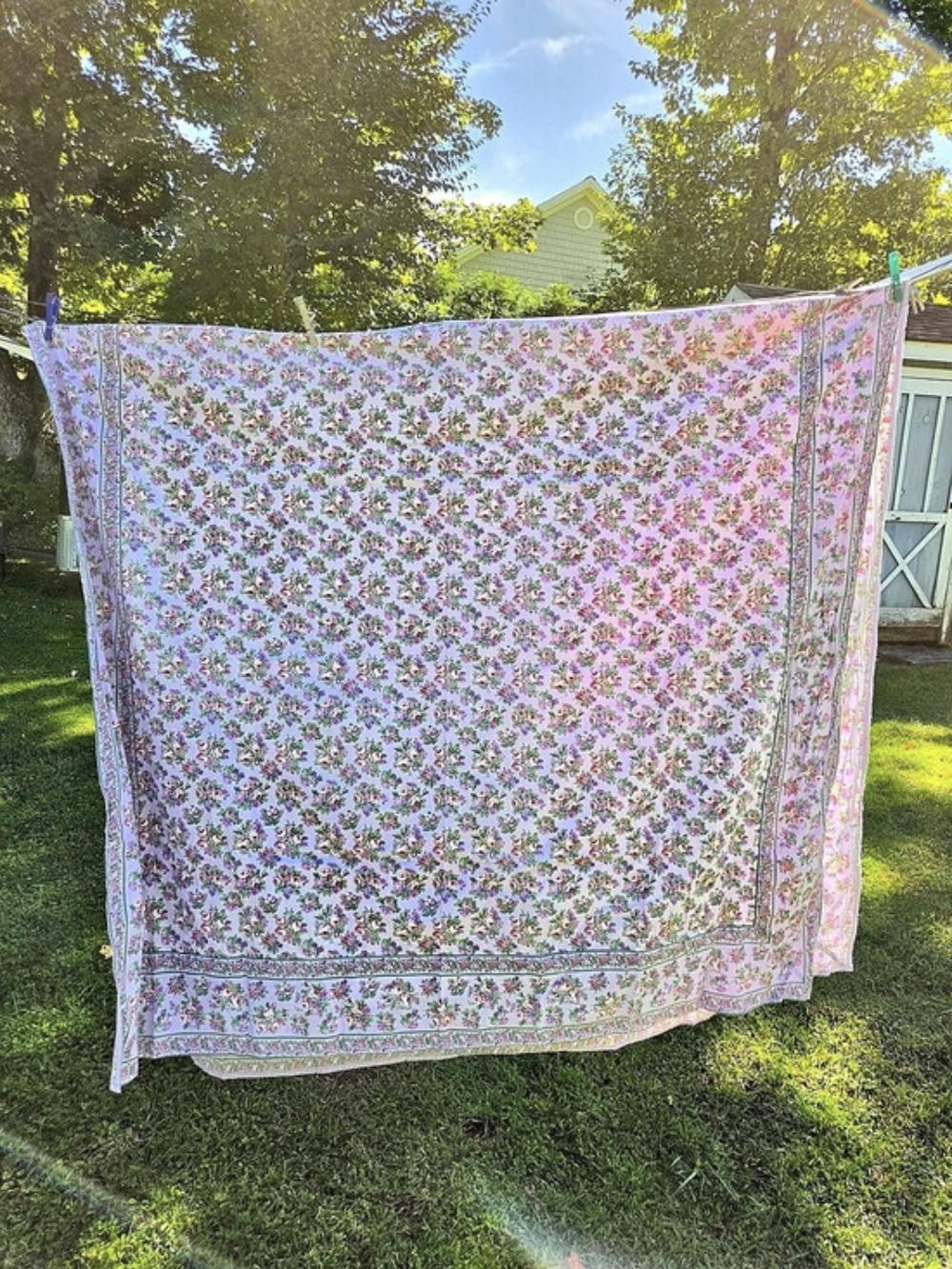 April Cornell Floral Tablecloth